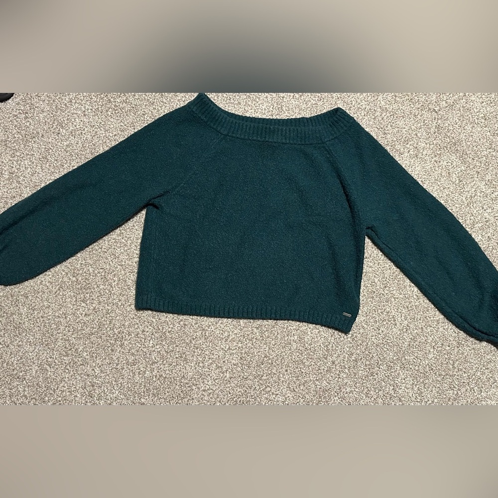 Hollister Teal Sweater